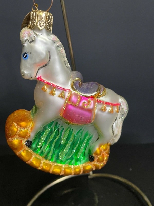 Vintage Christopher Radko “PRETTY PONY” Little Gem Collection with Box RARE!