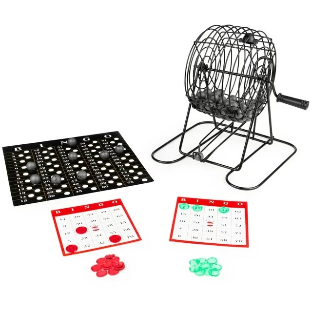 Deluxe Metal Bingo Cage Set, for Families and Kids Ages 8 and up eBay
