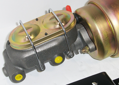 Street Rod Frame Under Floor Mount Power Disc Disc Brake Booster Pedal Assembly - Picture 12 of 17