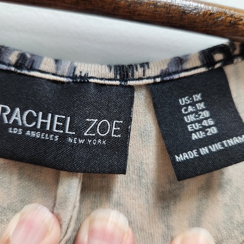 Rachel Zoe Damen Plus Tank Kleid Größe 1x Ärmellos Asymmetrisch Western - Bild 2 von 9
