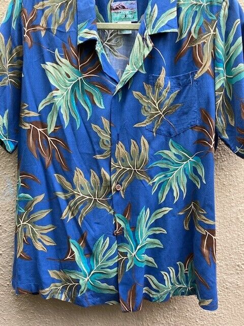 Reyn Spooner Rayon Hawaian Shirt Boys XL size 18/20
