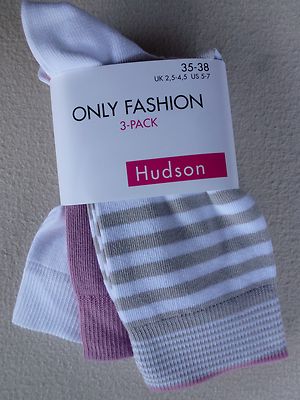 Hudson Damen Söckchen 3er Pack – Transparente Socken Mit 2-Zonen-Komfortbund