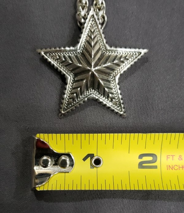Cody Sanderson Sterling Silver 925 Star Pendant 18 Cody Sanderson Sterling Silver 925 Star Pendant 18