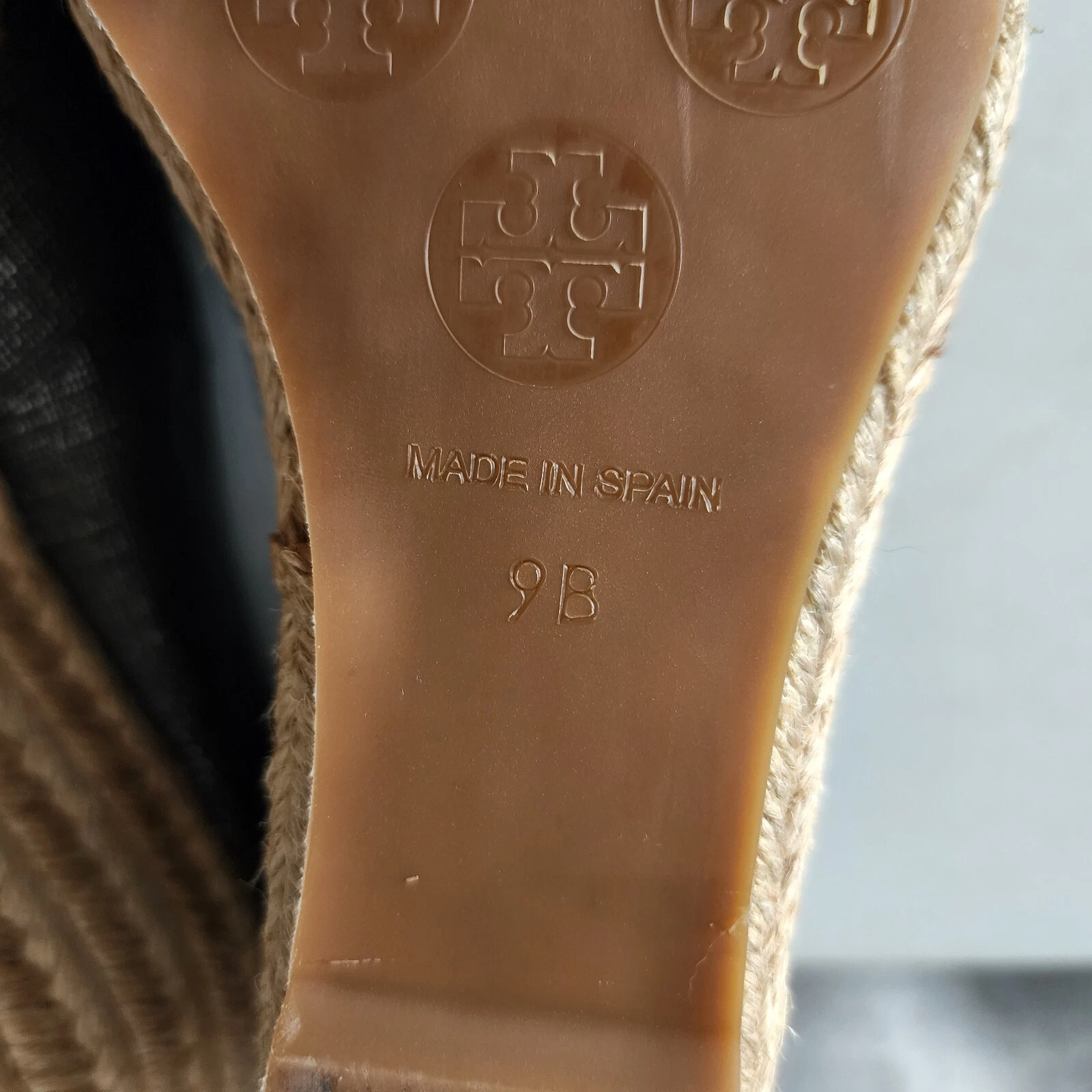 Scarpe espadrillas Tory Burch donna tacco 9 zeppa punta aperta grigio shimmer Filipa