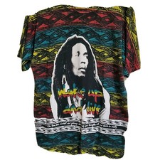 Bob Marley 1992 Wake Up and Live Tshirt All Over Print Vintage Single Stitch L