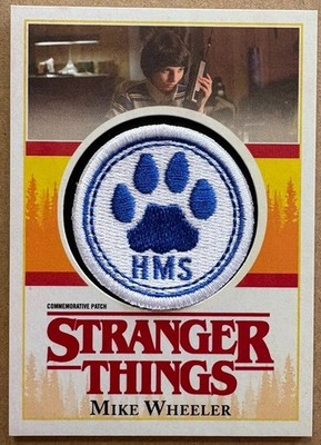 2018 Topps Stranger Things Series 1 Mike Wheeler Commemorative Patch P-MW