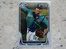 Mariners Taijuan Walker Signed Autographed 2014 Bowman Chrome Rookie Card Mint. rookie card picture