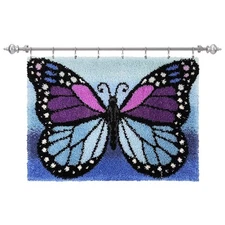 Herrschners® Royal Monarch Kit & Hanger Latch Hook Kit