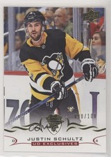 2018-19 Upper Deck UD Exclusives 90/100 Justin Schultz #143 3vx