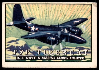 F-7F Tigercat 1952 Topps Wings United States #94