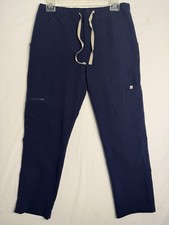 FIGS Technical Collection Stretch Blue Scrub Pants Men  s S
