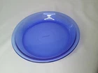 Pyrex Pie Plates COBALT Blue 9 inch pie dish #209 flat rim Great Condition USA