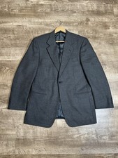 AUTHENTIC Givenchy Monsieur Jacket Men's 40 Regular Charcoal Coat Blazer EUC