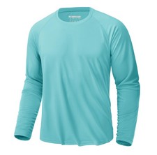 Men's UPF 50 Sun Protection UV SPF Shirts Long Sleeve Lightweight Quick Dry ...