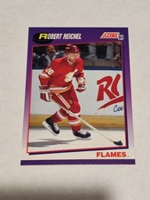 1991 Score #263 Robert Reichel Calgary Flames
