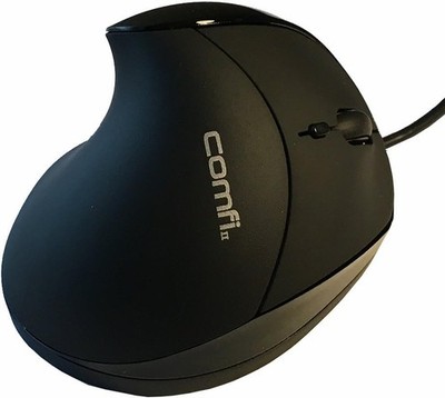 Wowpen Comfi II wired schwarz Ergonomische PC Laptop Maus Rechtshänder 