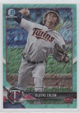 2018 Bowman Chrome Prospects Aqua Shimmer Refractor 37/125 Blayne Enlow 0w47