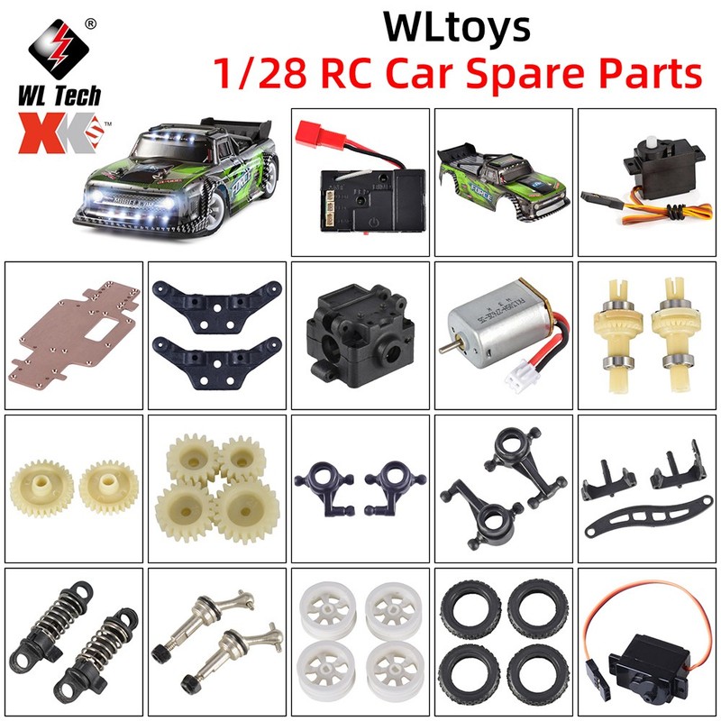 Wltoys 1:28 284131 K989 K969 K979 RC Car Parts Shell Motor Receiver Board Servo