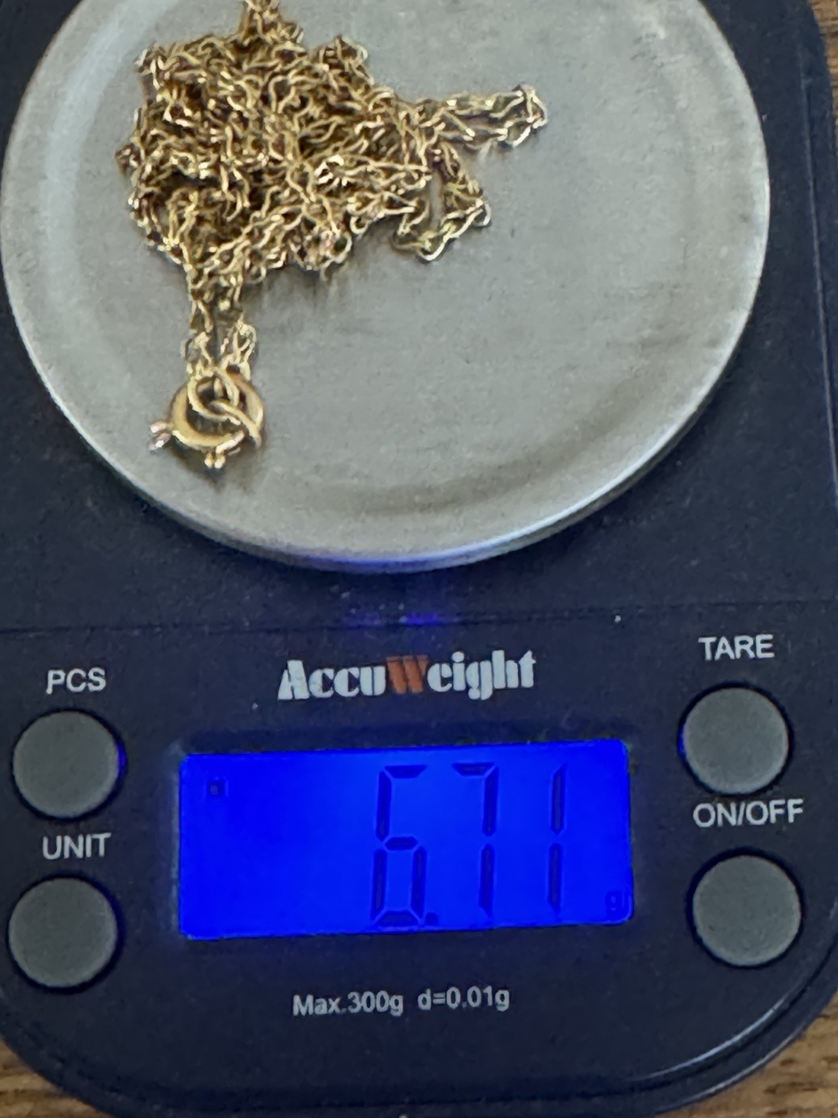 VTG Unoaerre 18K Gold Rare Loop In Loop Link Chai… - image 5