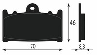 BremsbelÄGe Vorne 43082 1142 Kawasaki ZR 1100 Zephyr ZR 1100 A 1992