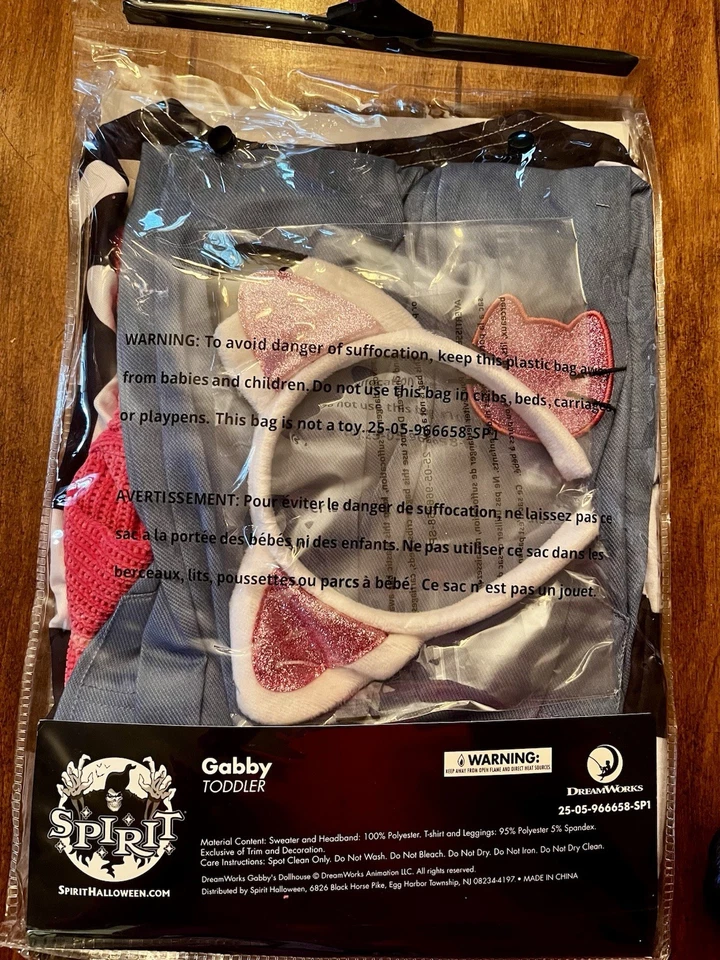 Casa de Muñecas Gabby - Traje Gabby Disfraz 5T-6T Foto 4 de 4