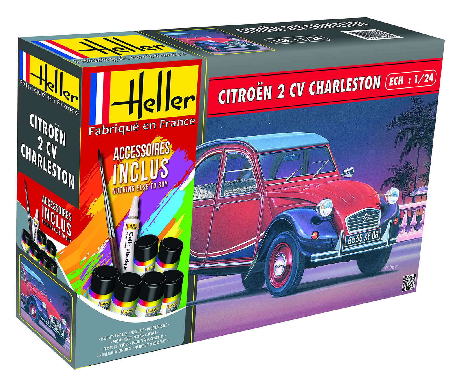 Подарочный набор Heller 1 24 - Citroen 2 CV Charleston 8490₽