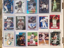 Huge Baseball MLB 180+ Card Lot Rookies, Parallels, Memorabilia, Autos, Numbered