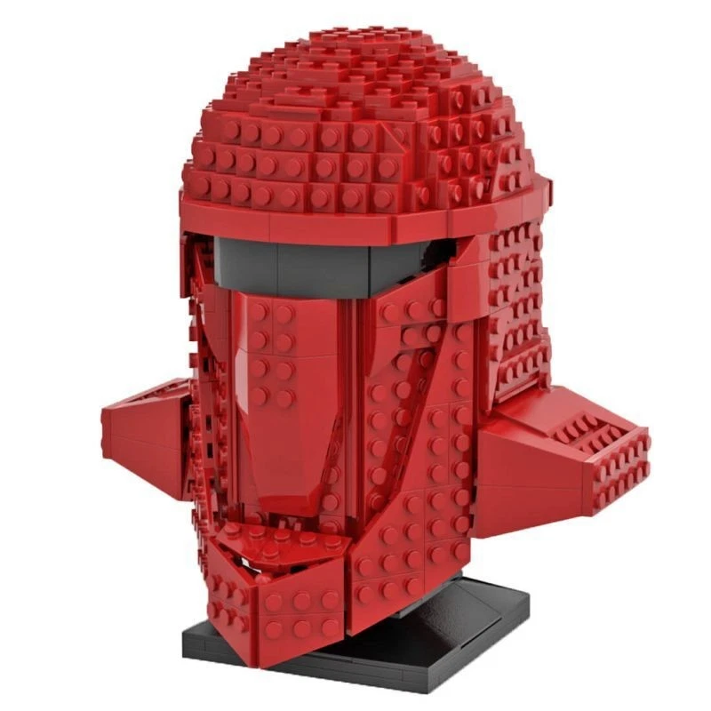 Moc 592PCS The Emperor's Royal Guard Imperial Royal Guard Helmet Building Block - Image 4 of 4