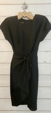 Donna Ricco Little Black A Line Dressy Sheath Dress Sz 6 USA