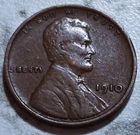 1910 P Lincoln Wheat Cent Free S&H BIN882