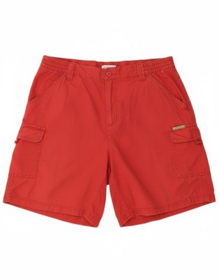 Columbia Damen Cargo Shorts Large W36 rot Baumwolle BU02
