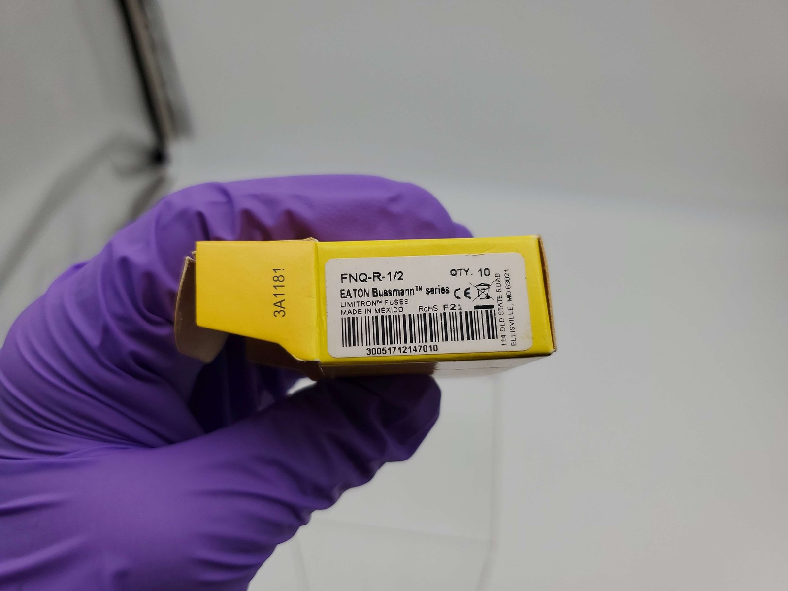 Bussmann FNQ-R-1/2 Fuses 1/2A 600V Time-Delay Limitron Dual Element Pack of 10