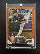 2023 Topps Series 1 Brady Singer #328 Orange Foil /299 Kansas City Royals MLB