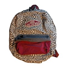 Vans Off The Wall Realm Color Block Patchwork Medium Sized Backpack - Purple