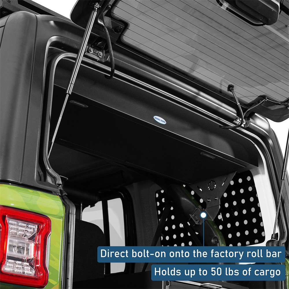 Rear Overhead Storage Lockbox Steel for 2018-2025 Jeep Wrangler JL 4-Dr Hardtop thumbnail 5