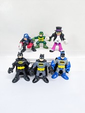 Lot Of 6 Imaginext DC Super Friends Marvel Action Figures Toy CMF