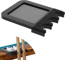 Portable 3 Pool Cue Stick Holder for Table Weighted Durable Billiard Cue Holder