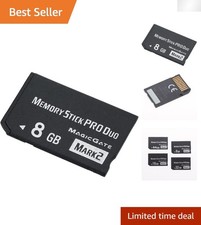 Reliable 8GB Memory Stick Pro Duo for PSP and Digital Cameras - Class 10 Speed