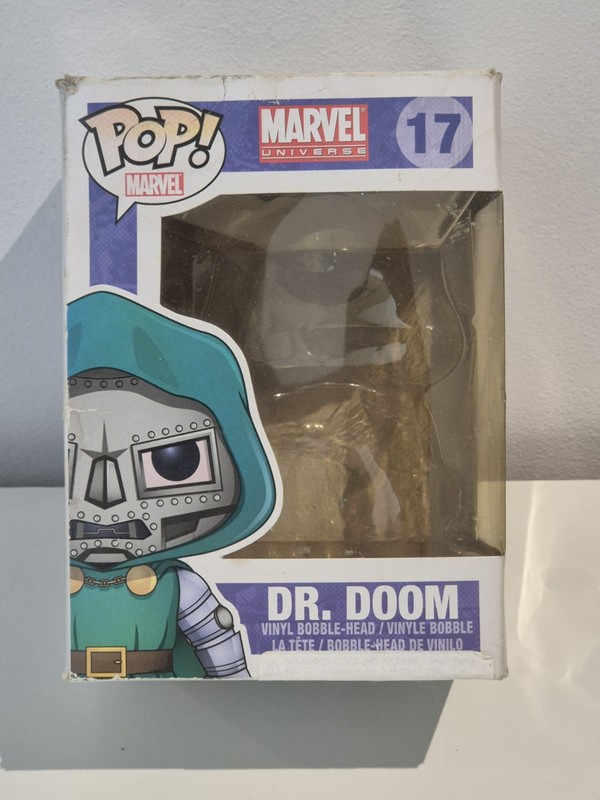 Funko Pop Marvel Universe Dr Doctor Doom #17 EMPTY Replacement Box & Insert Only