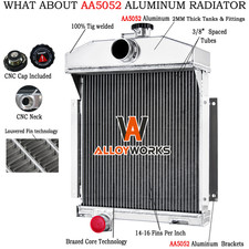 3-ROWS TRACTOR RADIATOR For INTERNATIONAL FARMALL 140 & 140 HV #369400R94 NEW