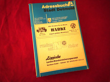 Adressbuch Stadt Lippe Detmold von 1983/84