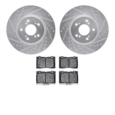 Dynamite Friction Disc Brake Kit for 2005-2012 Acura RL 7502-58025