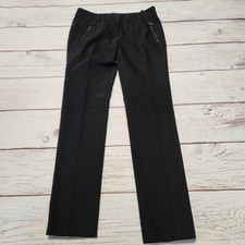 Ann Taylor Women's Black Dress Pants Size 2 with Zip Pockets