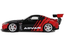 1/18 2020 Toyota Supra GR RHD (Right Hand Drive) "Advan" Black and Red – GT