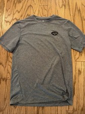 New York Jets Finatics Short Sleeve Shirt Men's NWOT Medium Gray