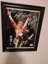 Billy Gunn Road Dogg Dual Signed Autographed 8X10 Photo WWF New Age Outlaws JSA