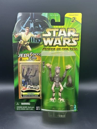 Vintage SEBULBA STAR WARS Power of the Jedi POTJ 2000 NIB SEALED figure
