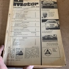 #2 Car magazine Modern Motor 1970 June Escort Mk 1 Gt