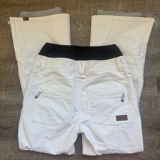 Pantalones de nieve Roxy Rising High para mujer grandes blancos negros para esquí snowboard