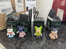 Vinylmation Disney Holiday Mickey Mouse Figurines Lot w/ Boxes 4pc 3